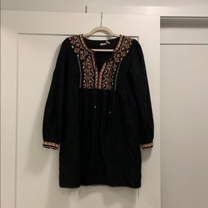 Faherty Linen and Cotton Embroidered Dress (NWT)